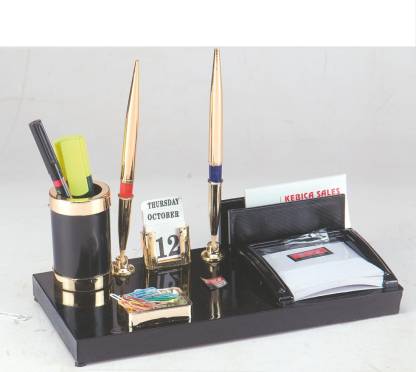 Pen Stand Acrylic Office Desk Pen Stand for Office Table/Study Table ...