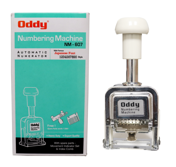 Oddy Numbering Machine (Auto Numerator Stamp) – NM-607 Buy Online